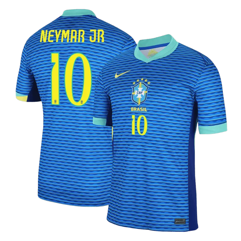 Neymar Jr. #10 Maglia Away Brasile 2024/25 - Blu